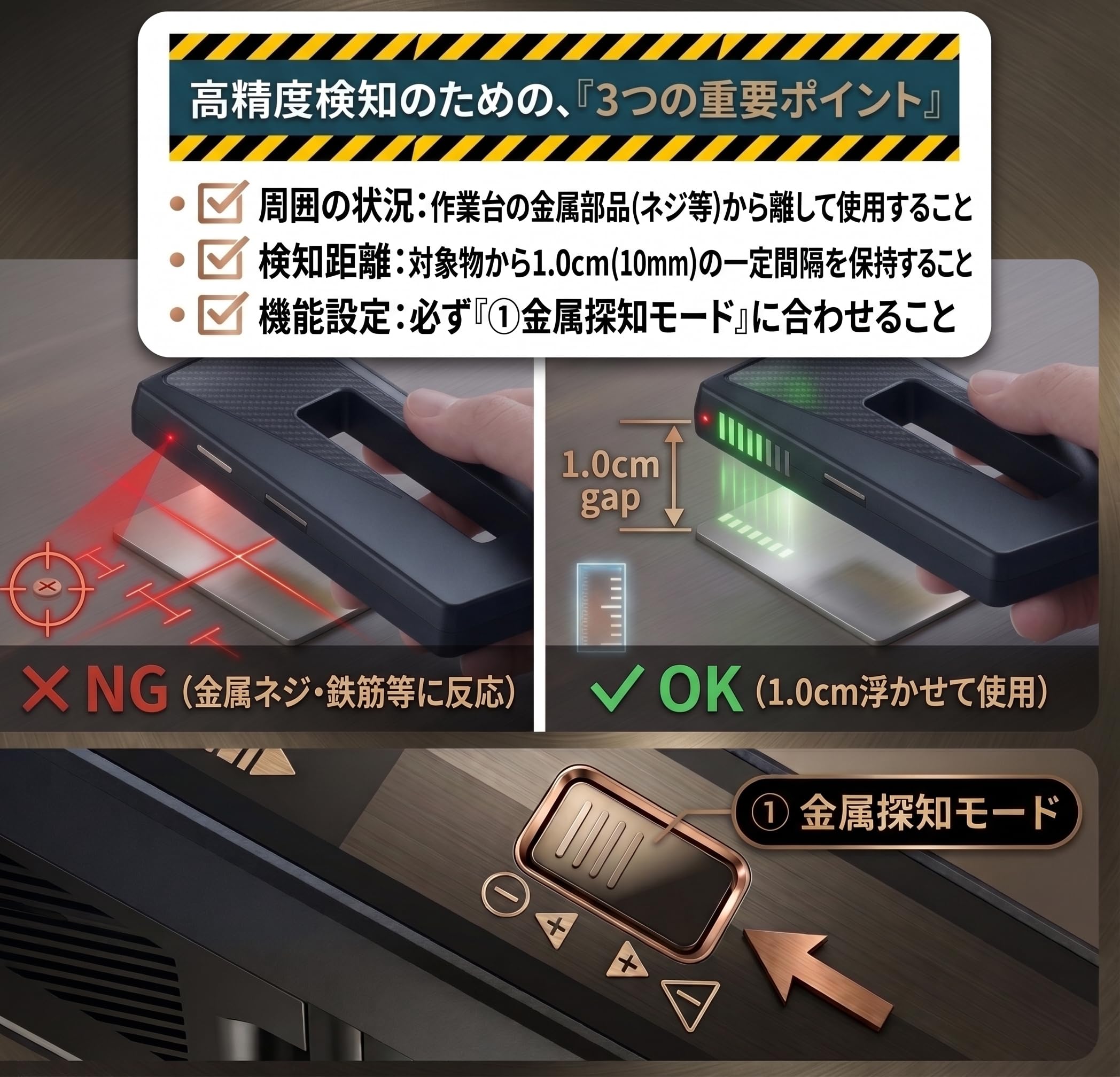 Amazon.co.jp: [ArkreaM] 金属探知機 カードサーチ レア抜き 9V電池