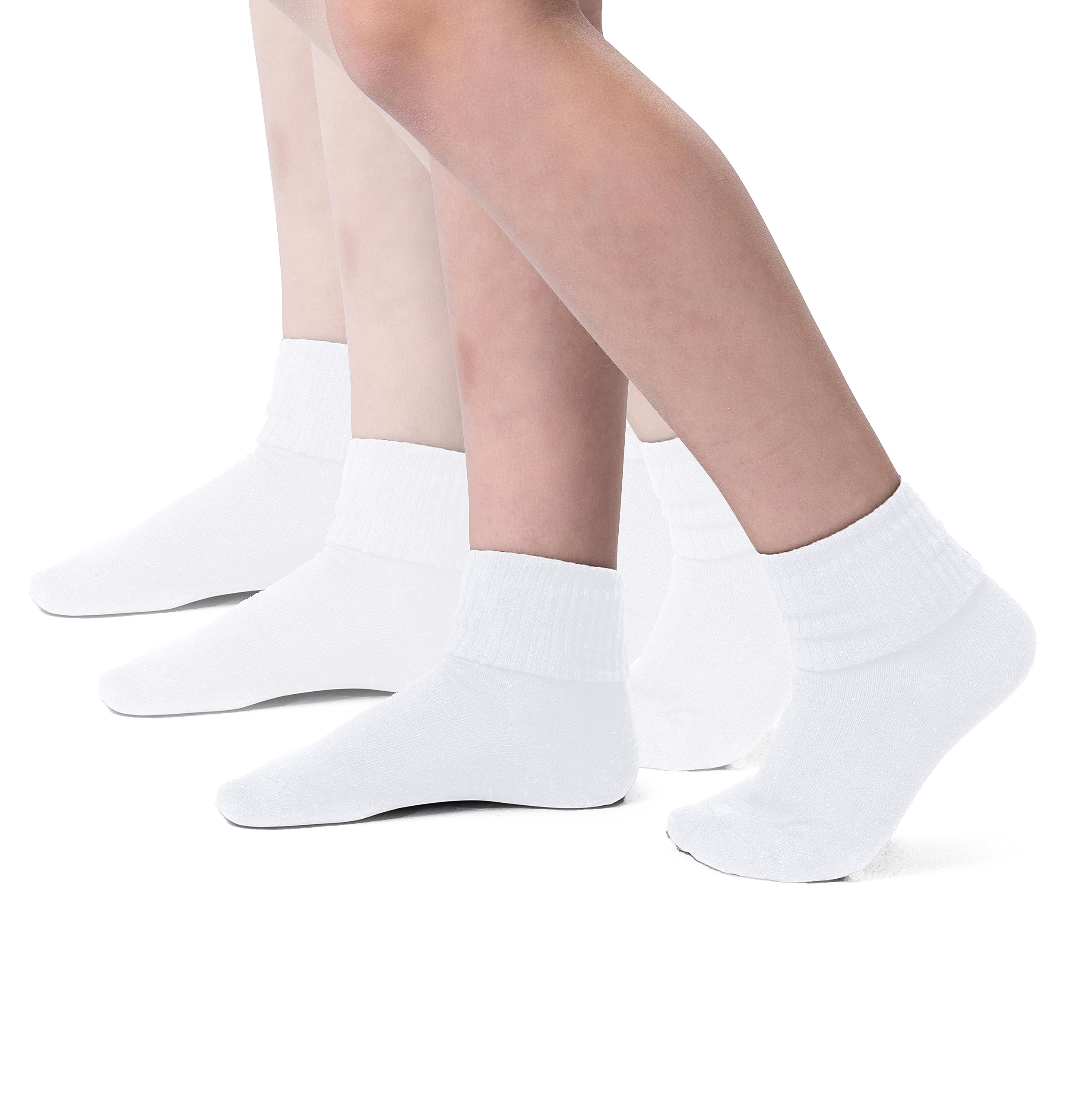 Silky Toes Kids Seamless Sensory Socks, School Uniform Sock for Boys, Girls