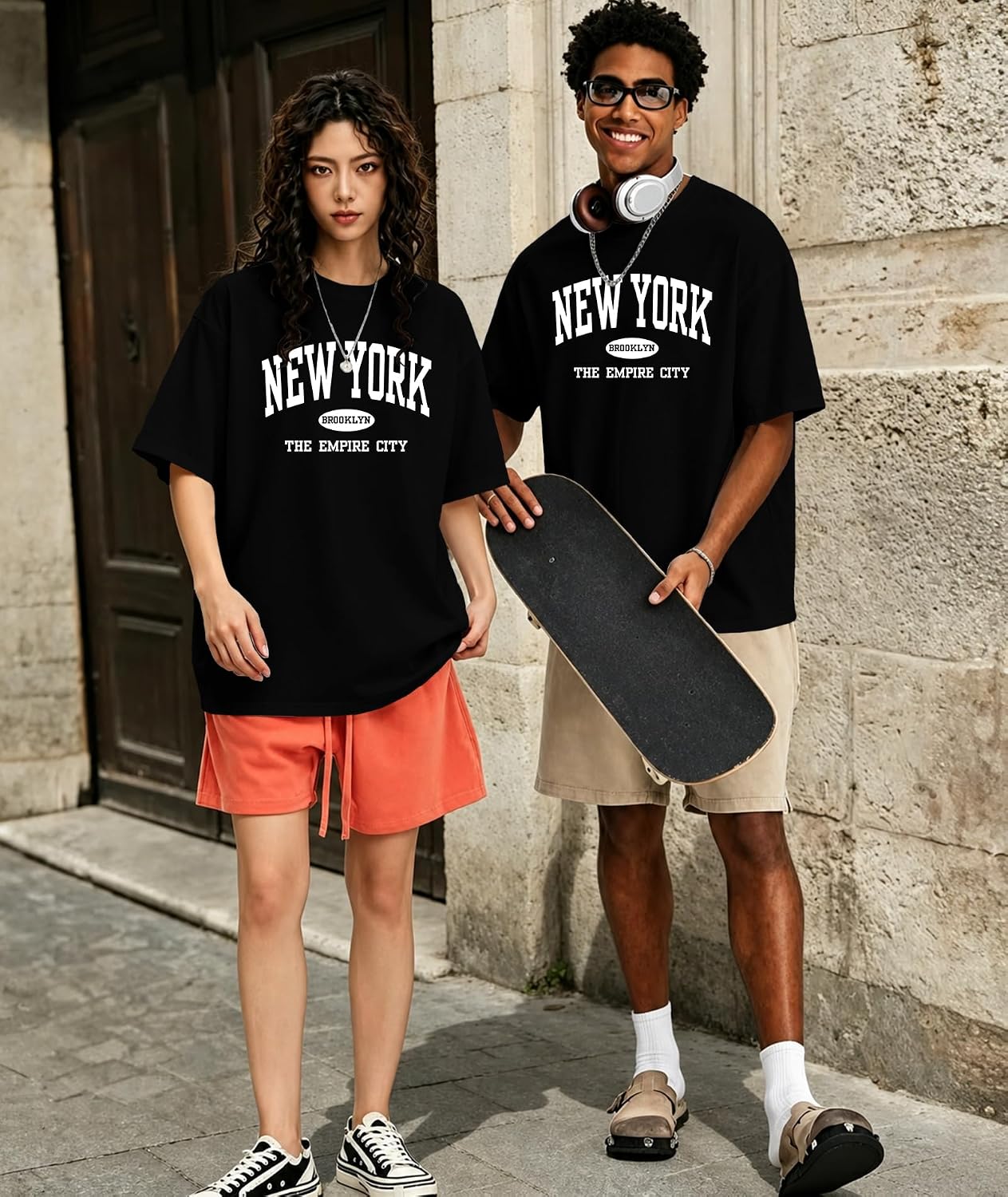 KESIHAN New York NYC Graphic T Shirt for Men 100% Cotton Unisex Tee image 5
