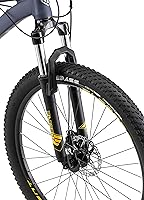 Vista 4 de Mongoose Colton Mens and Womens Mountain Bike, Hardtail, 7-Speed Drivetrain