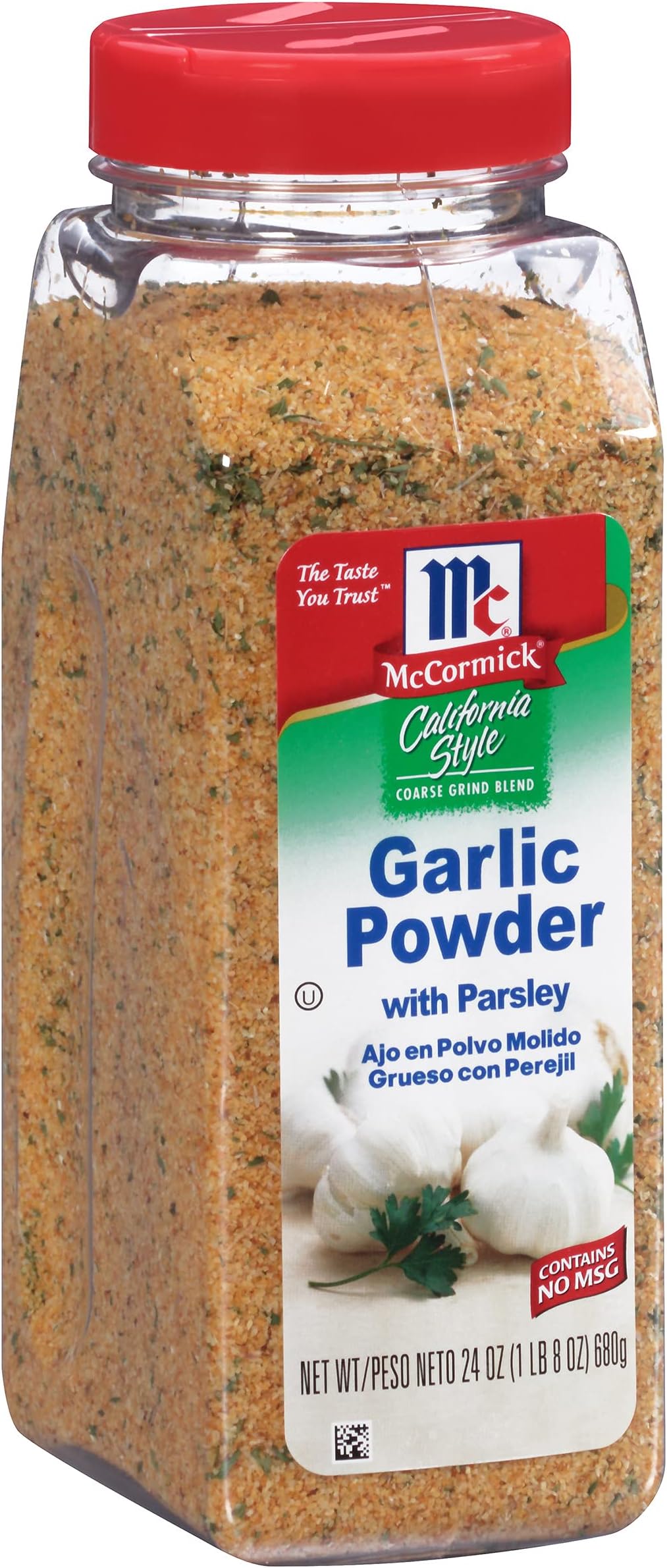 California Style Garlic Powder With Parsley Coarse Grind Blend, 24 oz