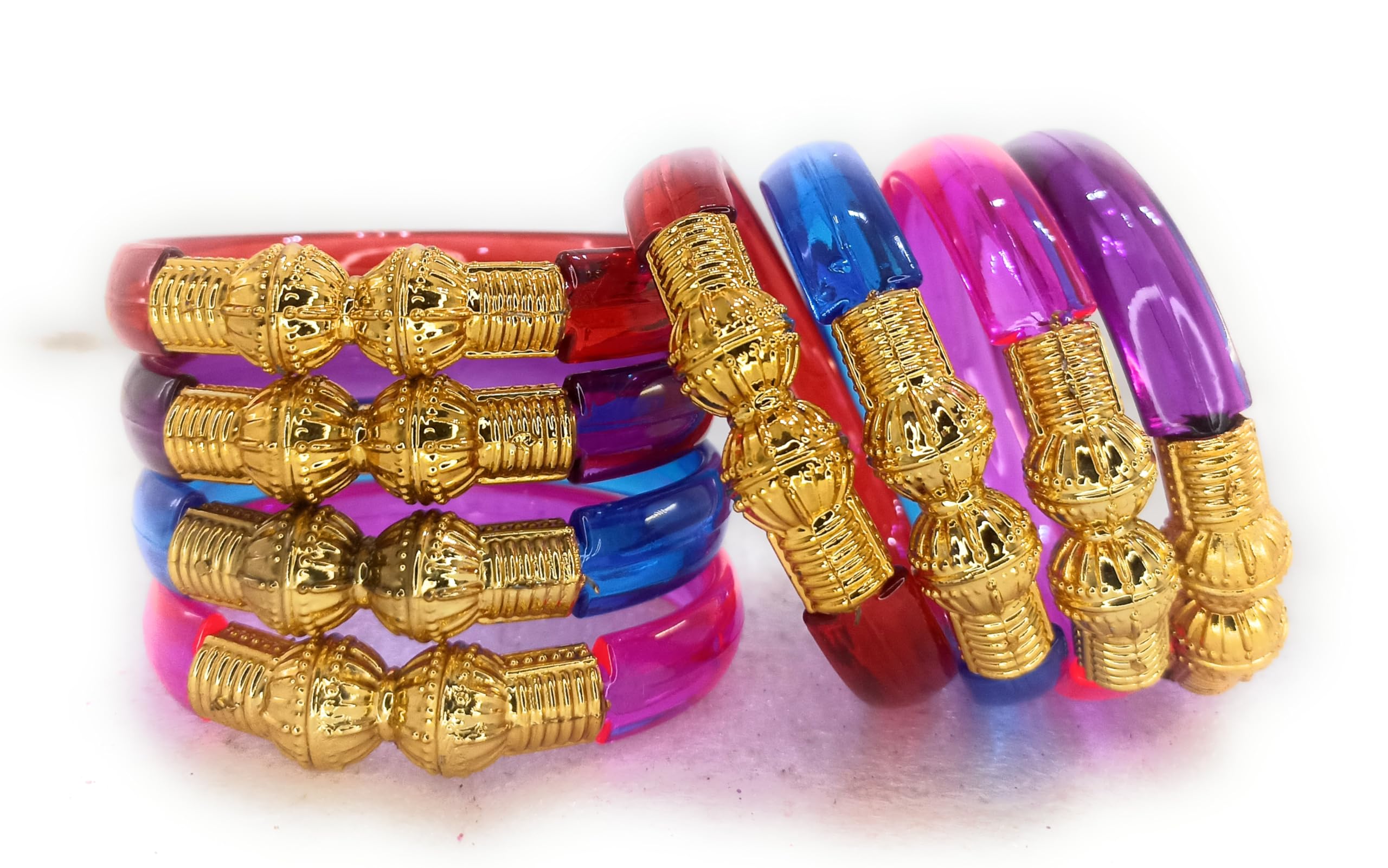 SBS Transparent Color (04 Color) Plastic Bracelet Bangle set of 08 for Girl Child (Combo-II, 5-7 Year Old Child (54mm diameter)) (B0CNNG648T) Amazon Price History, Amazon Price Tracker