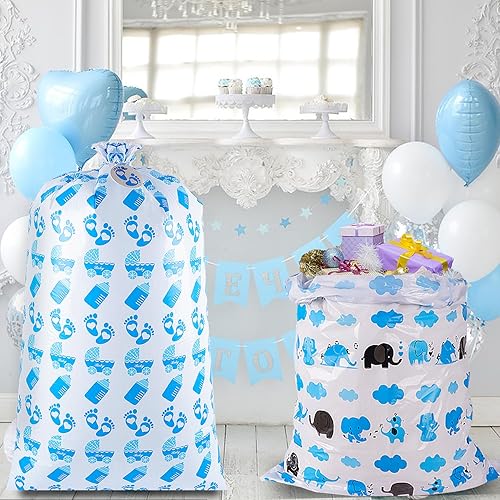 Miniatura 6 de Elephant-package 2 bolsas de regalo de gran tamaño de 60 pulgadas, bolsas de regalo de plástico extra grandes, bolsas de regalo jumbo con cuerdas y