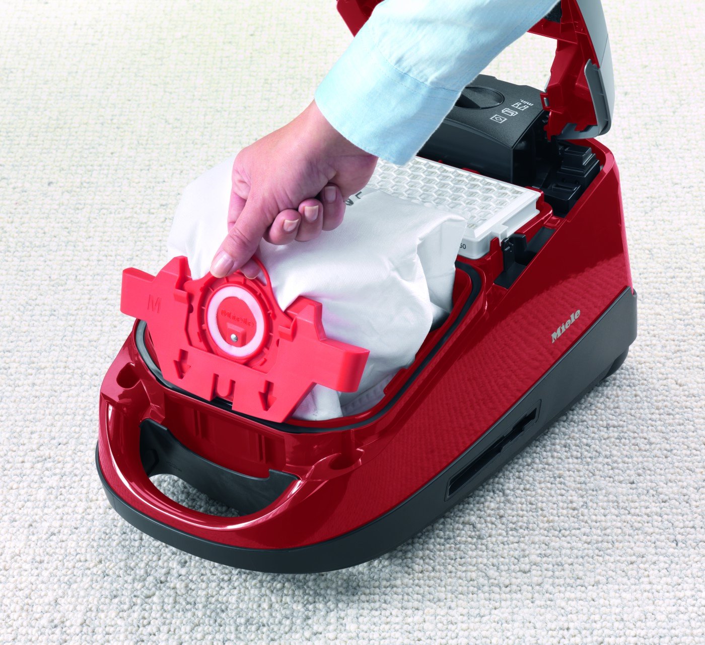 Miele Compact C2 Cat & Dog Powerline, Autumn Red, Bagged Cylinder
