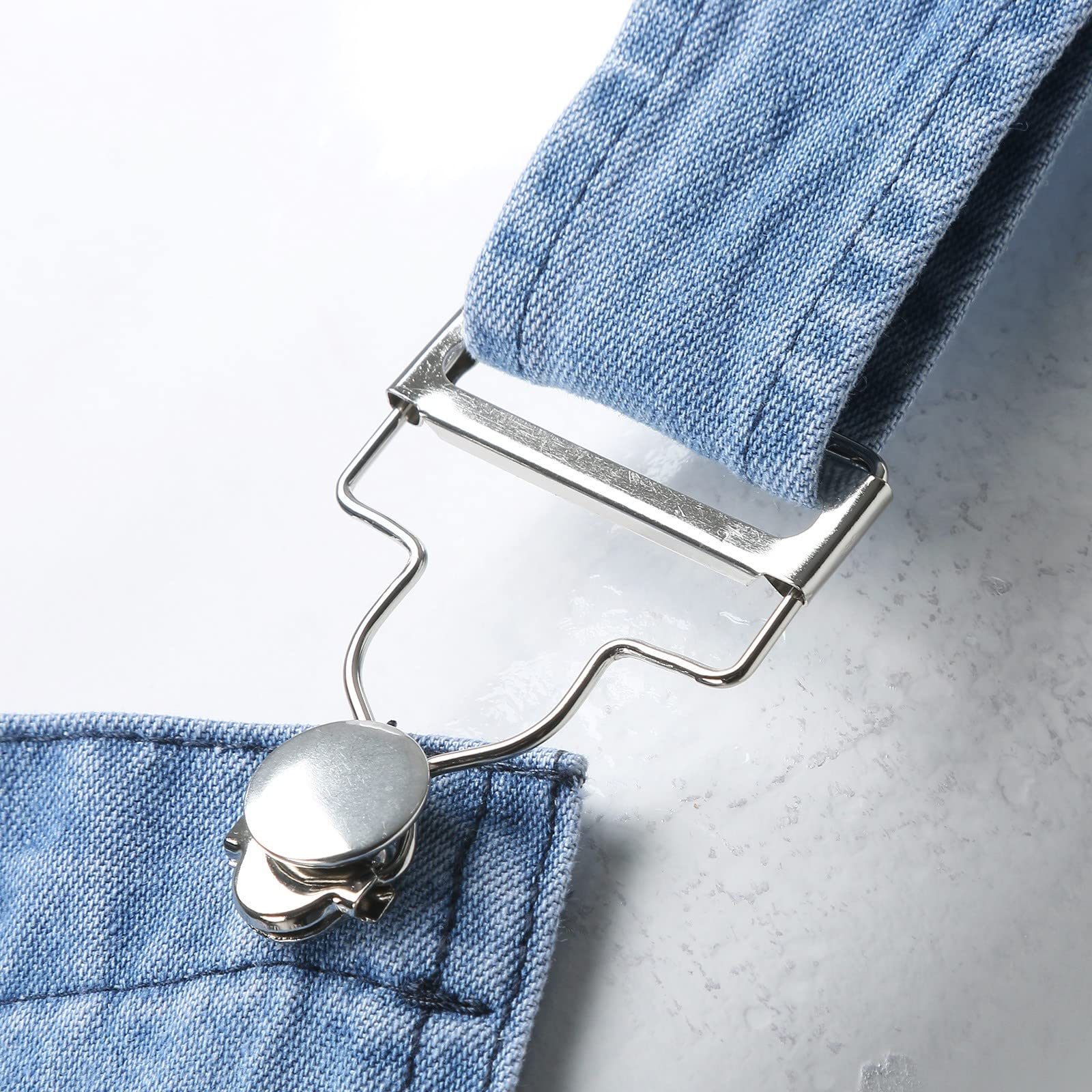 Combinaison courte en jean pour femme - Style vintage - Sans manches - Avec poche, bleu, XXL (xx_l)