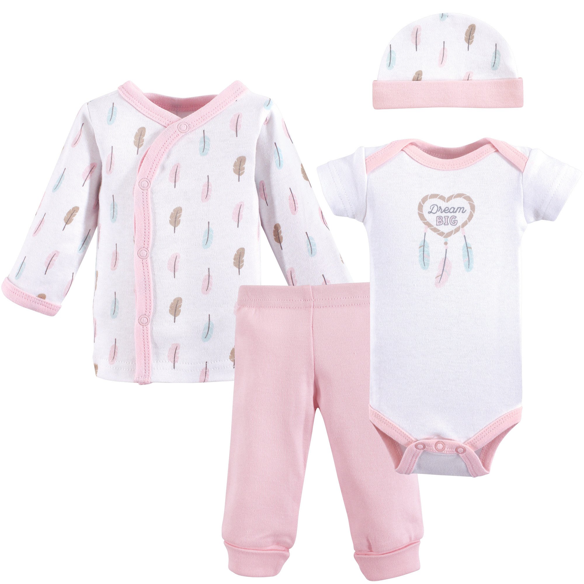 Luvable Friends Baby-Jungen-Brettchen-Set aus Baumwolle