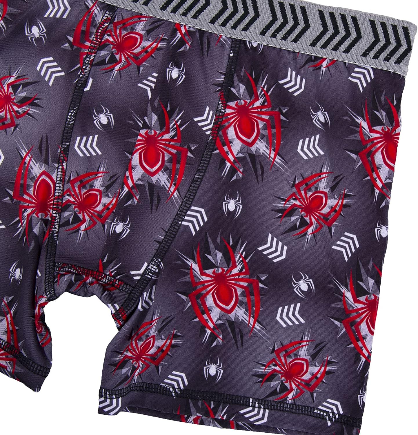 Spider-Man boys Exclusive 7-pk Athletic Boxer Briefs With Multiple Print Options Sizes 4, 6, 8, 10,12 - Image 3