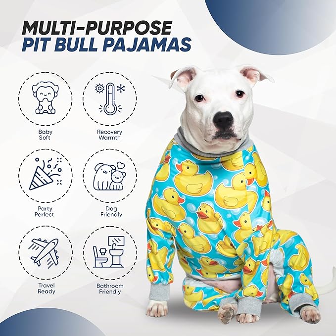 Pijama para Perros Tooth & Honey Tamaño Mediano, Estampado Pato de Goma miniatura 5