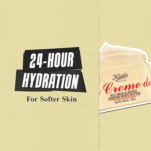 Miniatura 4 de Kiehl's Creme De Corps Crema de mantequilla corporal batida con leche de soja y miel, 8 onzas