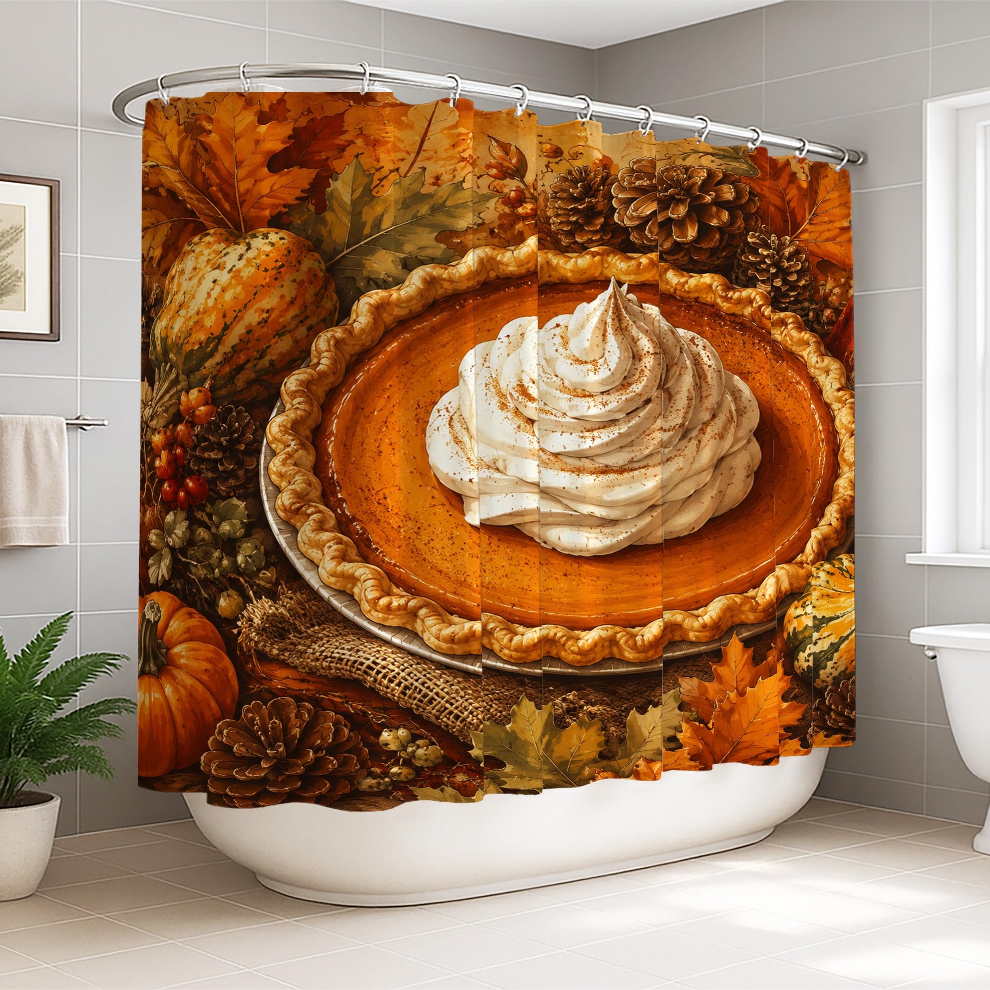 Rideau de douche en polyester de qualité supérieure 274 x 183 cm
