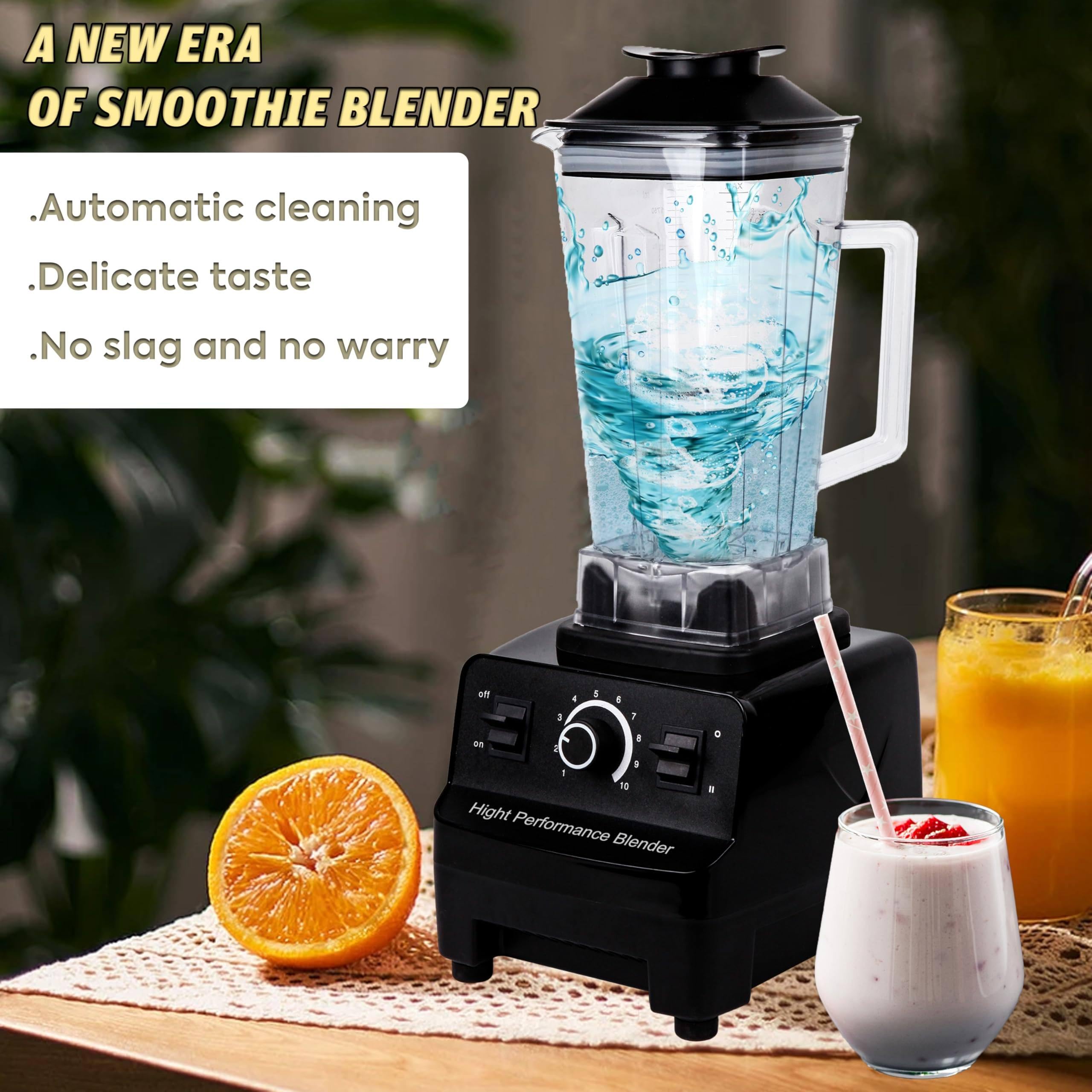 Profesjonalny Blender Do Smoothie 5500 W, 10 Ustawień PręDkośCi, 6 Ostrzy Ze Stali Nierdzewnej, Kubek Ochronny Do Przygotowywania Koktajli Mlecznych I Koktajli,A