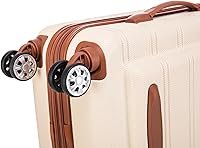 Vista 243 de Rockland - Maleta de viaje Melbourne, rígida y expandible, con ruedas giratorias, Azul