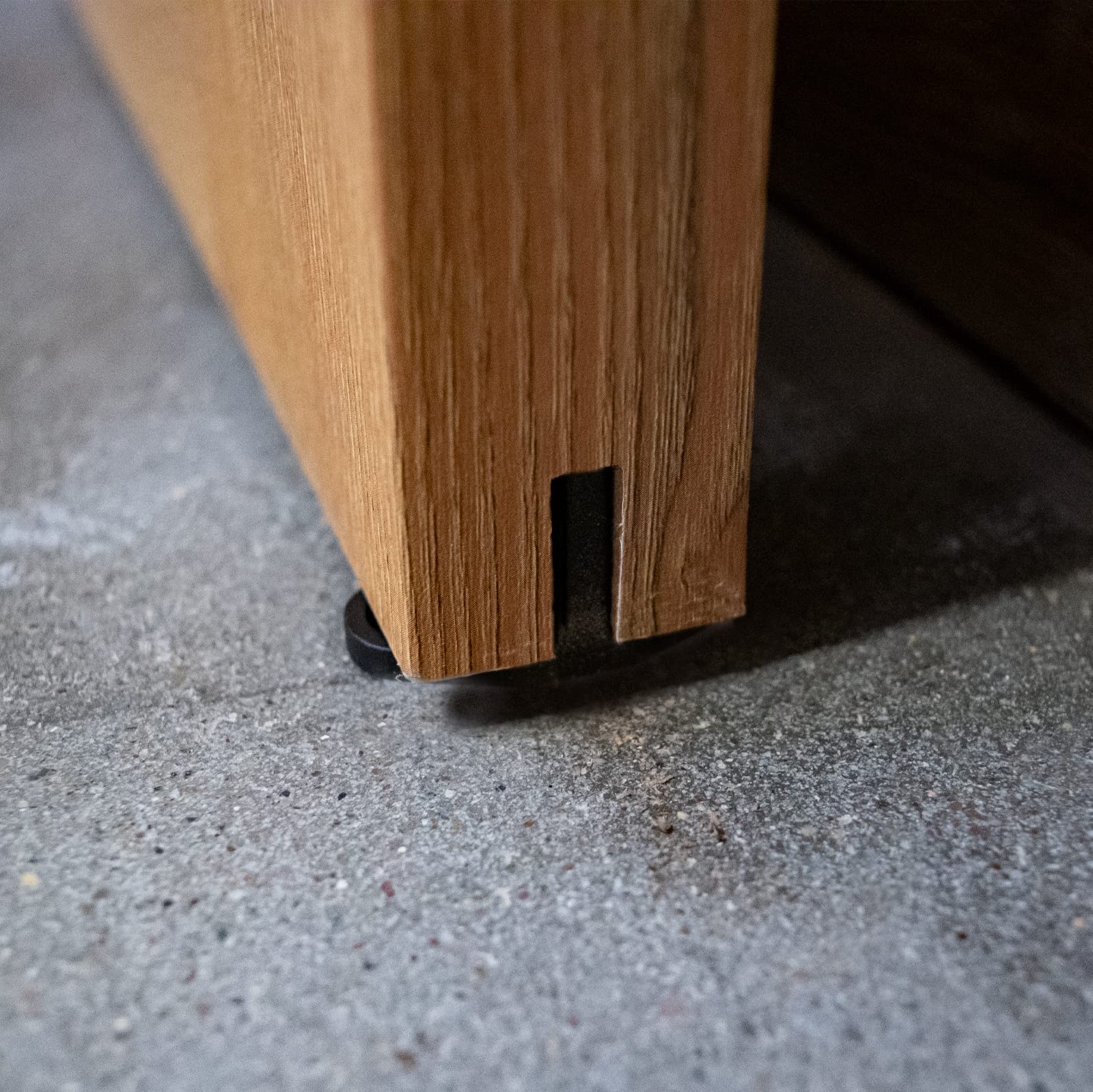 Schulte porte coulissante pleine intérieure bois 90x215 grange chène noir