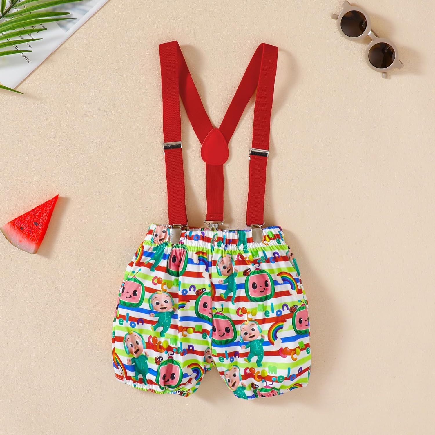 Baby Boys Funny First Birthday Outfit Infant Boy 1st Cake Smash Clothes Bow Tie Pants Set - Image 6