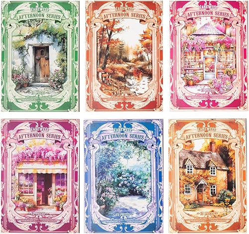 Alideco 90 calcomanías para álbumes de recortes, vintage, paisajes, personas, álbumes de recortes, diario basura, manualidades, decoración de