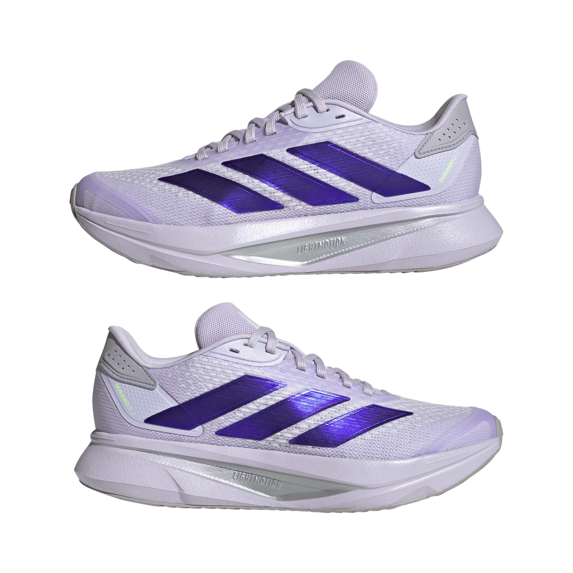 adidas Donna Duramo SL 2 Running Shoes, Purple Tint/Solar Purple/Green Spark, 39 1/3 EU