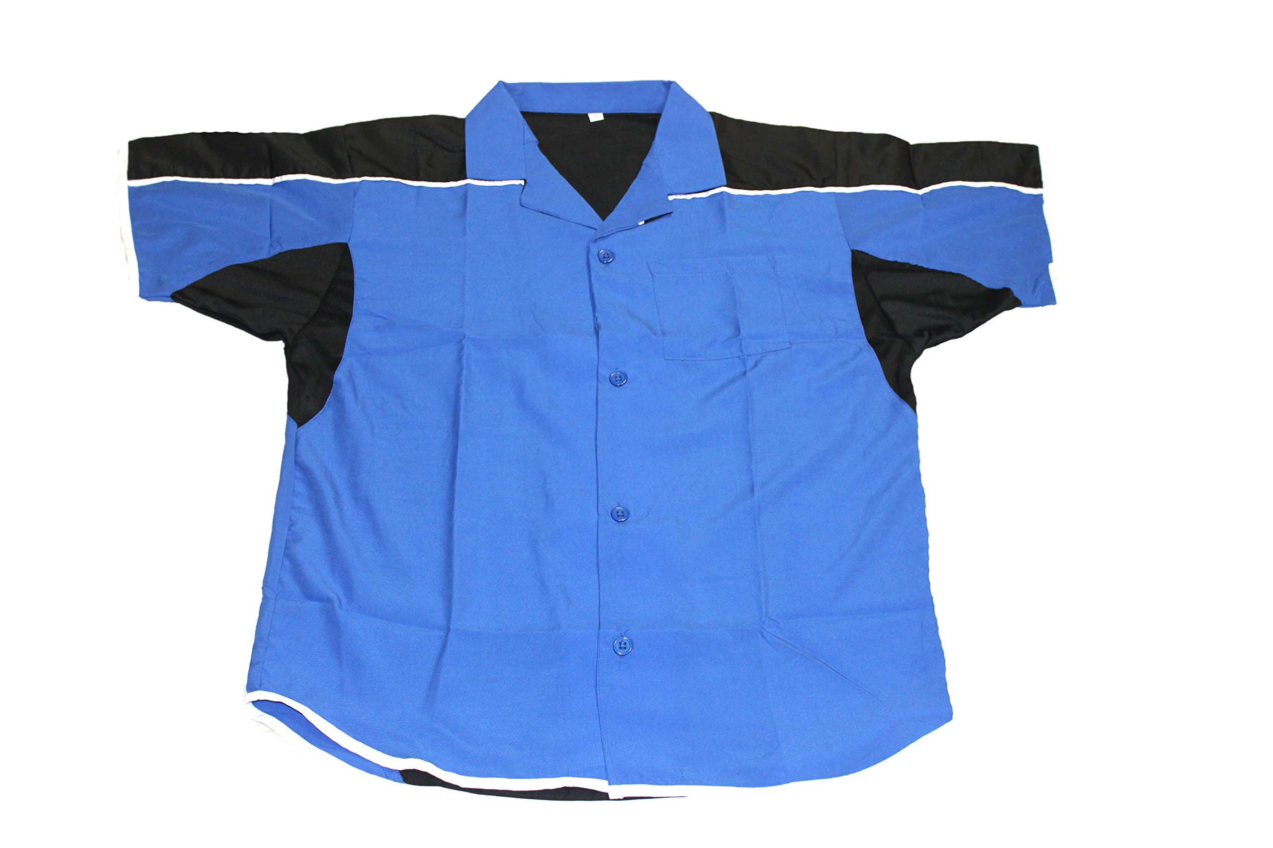 Lisaro Dart - Camisa para dardos, color azul y negro