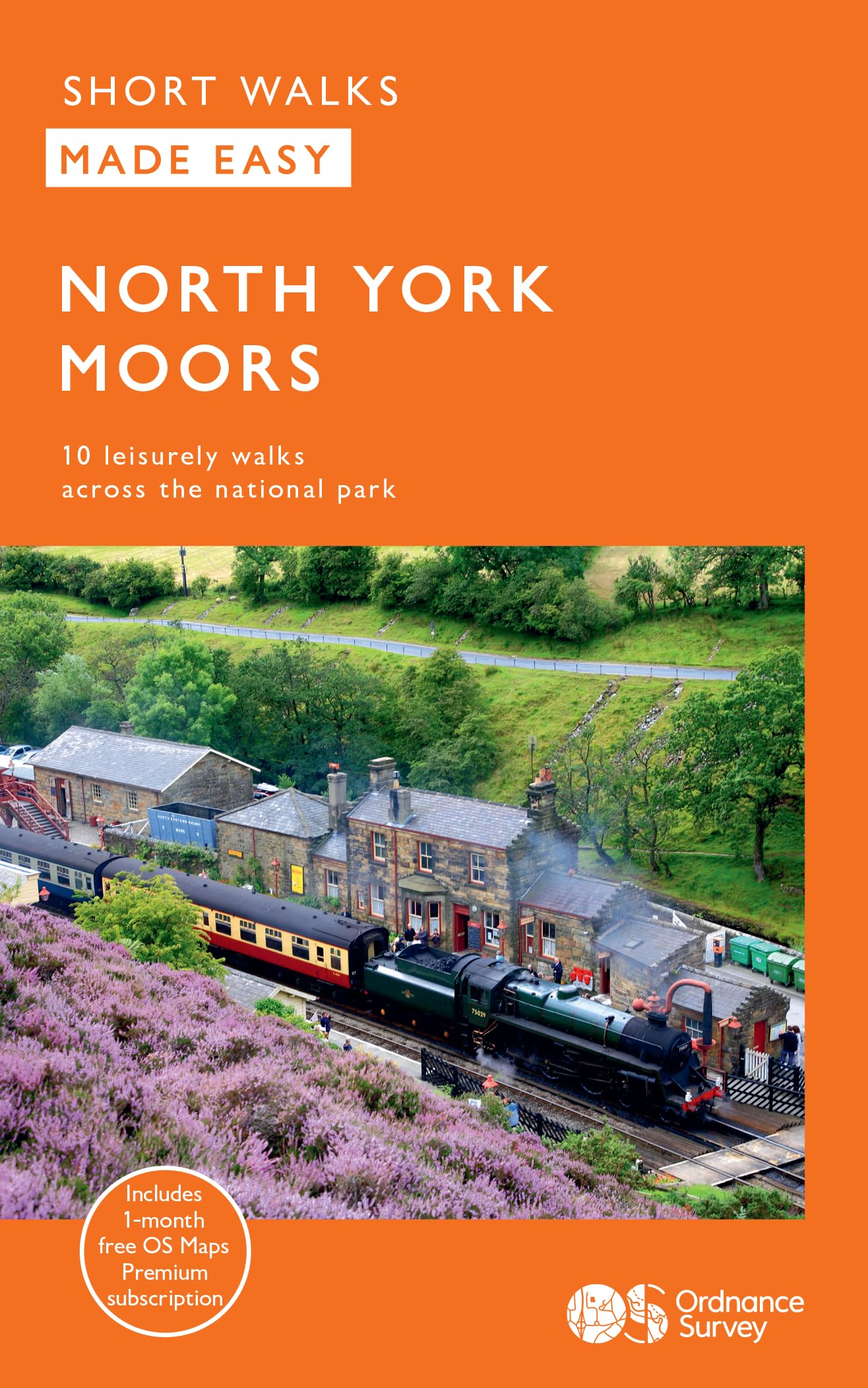 North York Moors Short Walks Made Easy | Ordnance Survey | 10 Accessible Walks For Everybody | Guidebook | National Park | England | Walks | Adventure: 10 Leisurely Walks (OS Short Walks Made Easy)