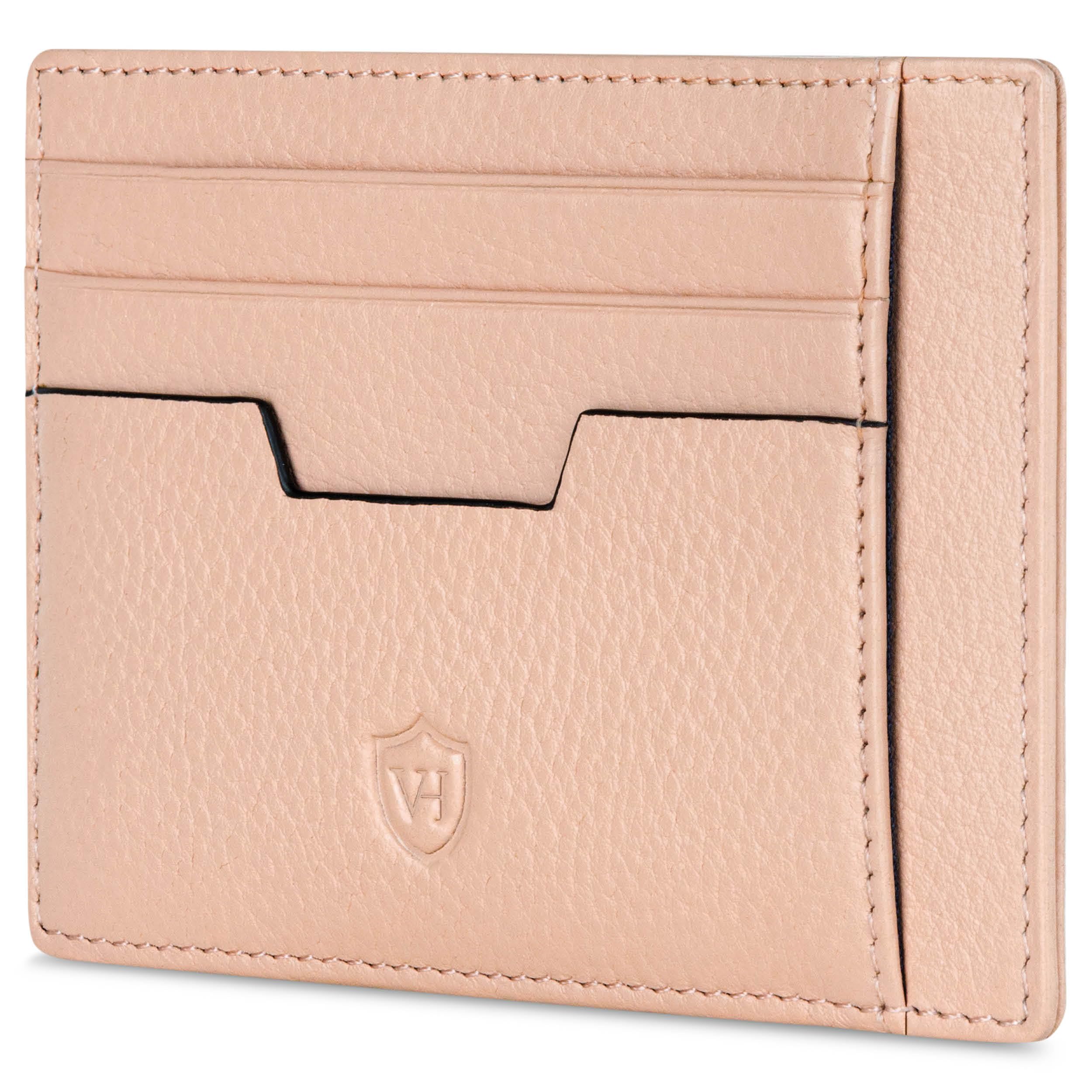 VON HEESEN Echtleder RFID Kartenetui aus Nappa-Leder - 9 Fächer - Querformat Kreditkartenetui für Damen & Herren