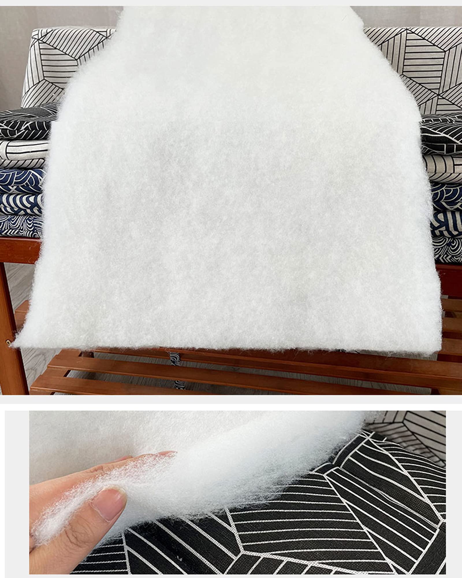 Cuscino Per Panca Da Giardino | Rettangolare Morbido 100x30 Cm | Lavabile Con Legacci Antiscivolo Per Esterno/Interno - 5