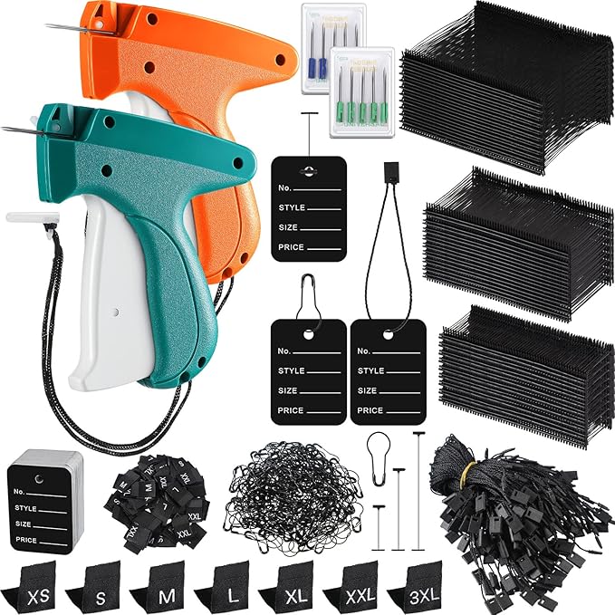 3582 Pcs Clothes Tagging Applicator Gun Set Includes 2 Pcs Clothing Tagging Gun
