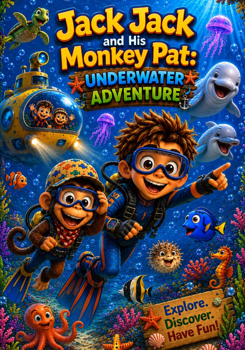 Jack Jack and His Monkey Pat: Underwater Adventure
