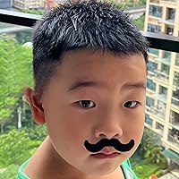 Vista 4 de 36 piezas de bigotes falsos, autoadhesivos, novedad, bigote, fiesta, suministros para fiesta de máscaras