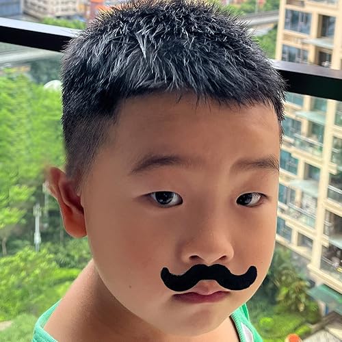 Miniatura 4 de 36 piezas de bigotes falsos, autoadhesivos, novedad, bigote, fiesta, suministros para fiesta de máscaras