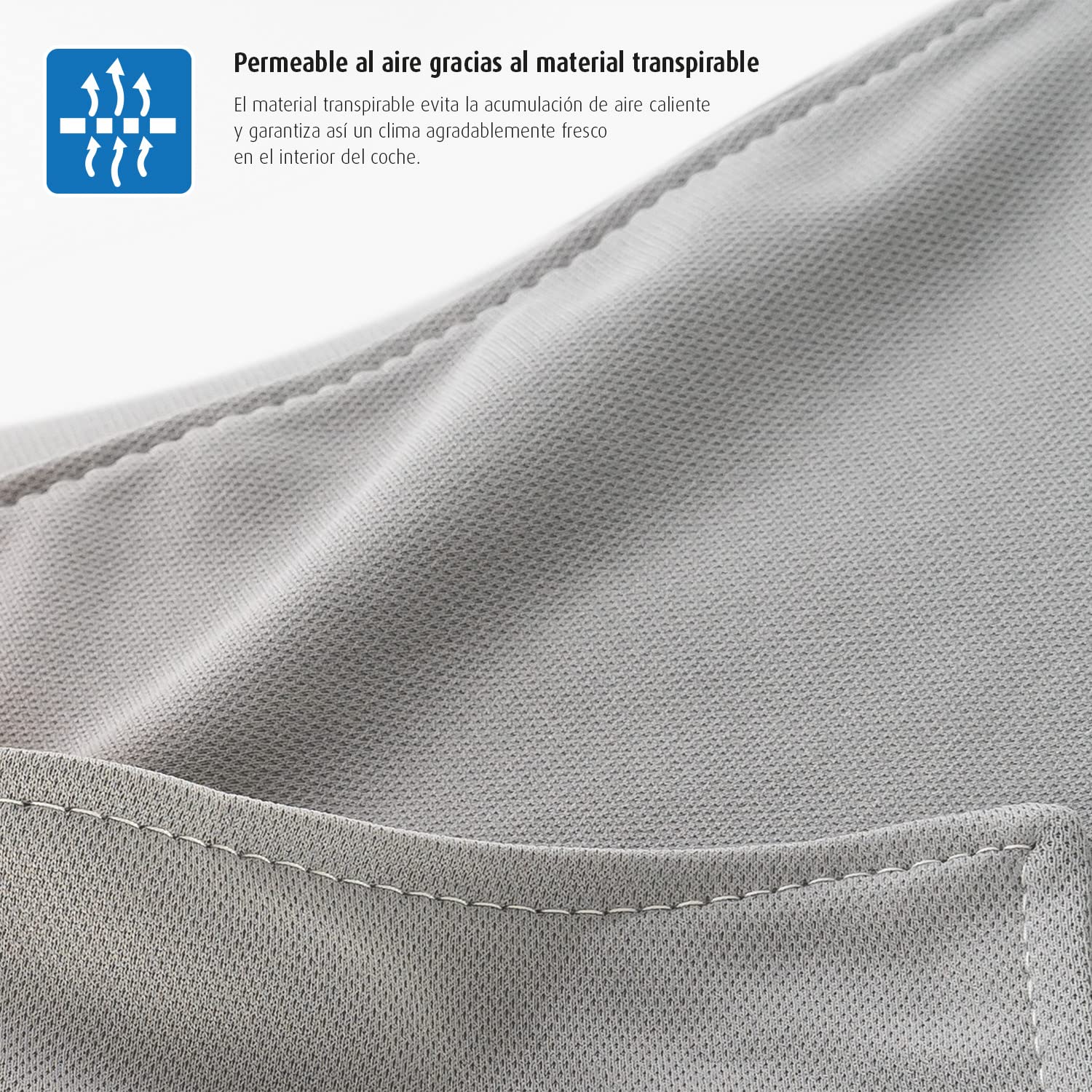 reer ShineSafe - Toldo y paño para cochecito de bebé, color gris