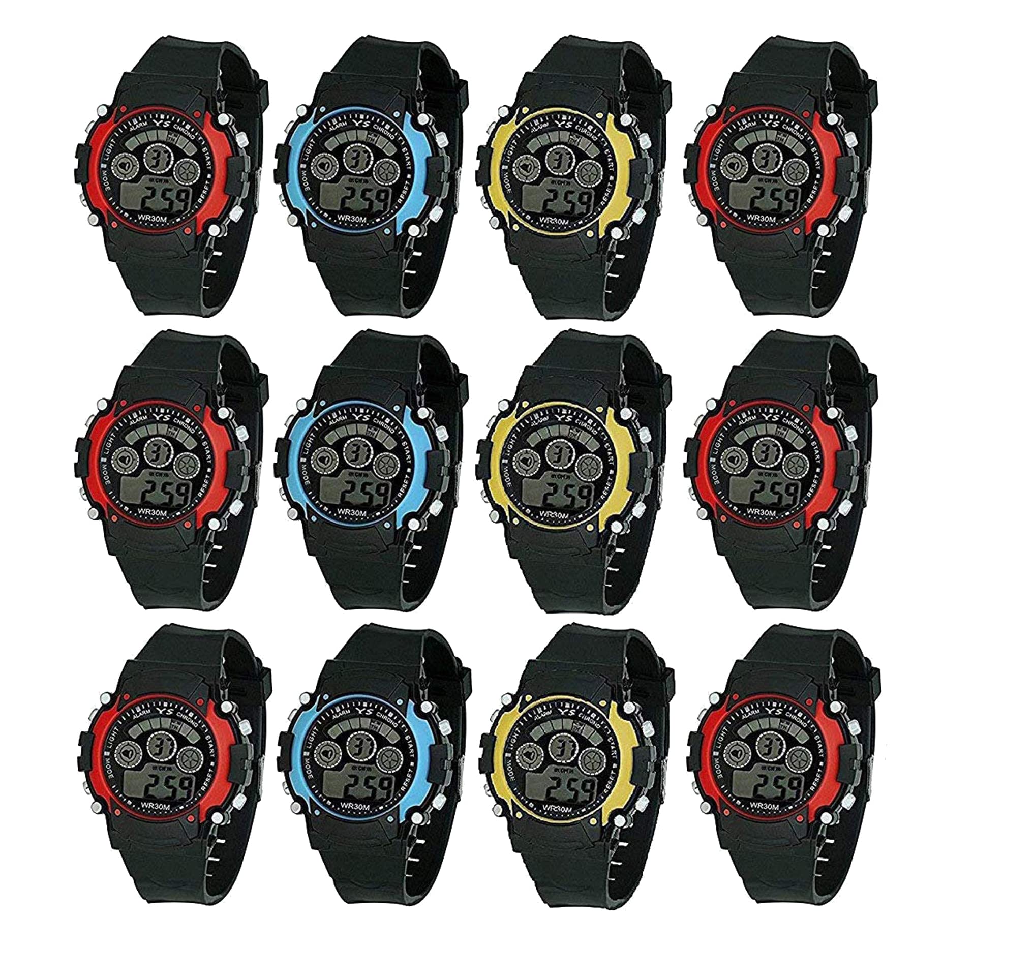 brown leaf Sports Multifunction Digital Watch for Kids Best Birthday Rakhi Return Gift for Girls and Boys (Pack of 8) (B0C3ZR9Y67) Amazon Price History, Amazon Price Tracker