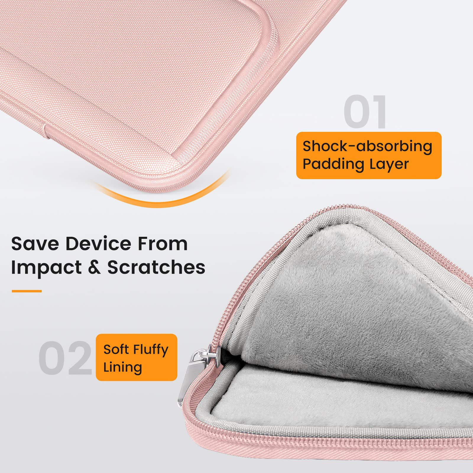 MoKo 9-11" Tablet Tasche Hülle, Schutztasche Mit Schultergurt Für IPad Pro 11 M2 2022-2018/iPad 10. 10.9 2022/iPad Air 5 10.9, IPad 9/8/7. Gen 10,2/Galaxy Tab S9/S8 11 2023, Tab A 10.1, Violett
