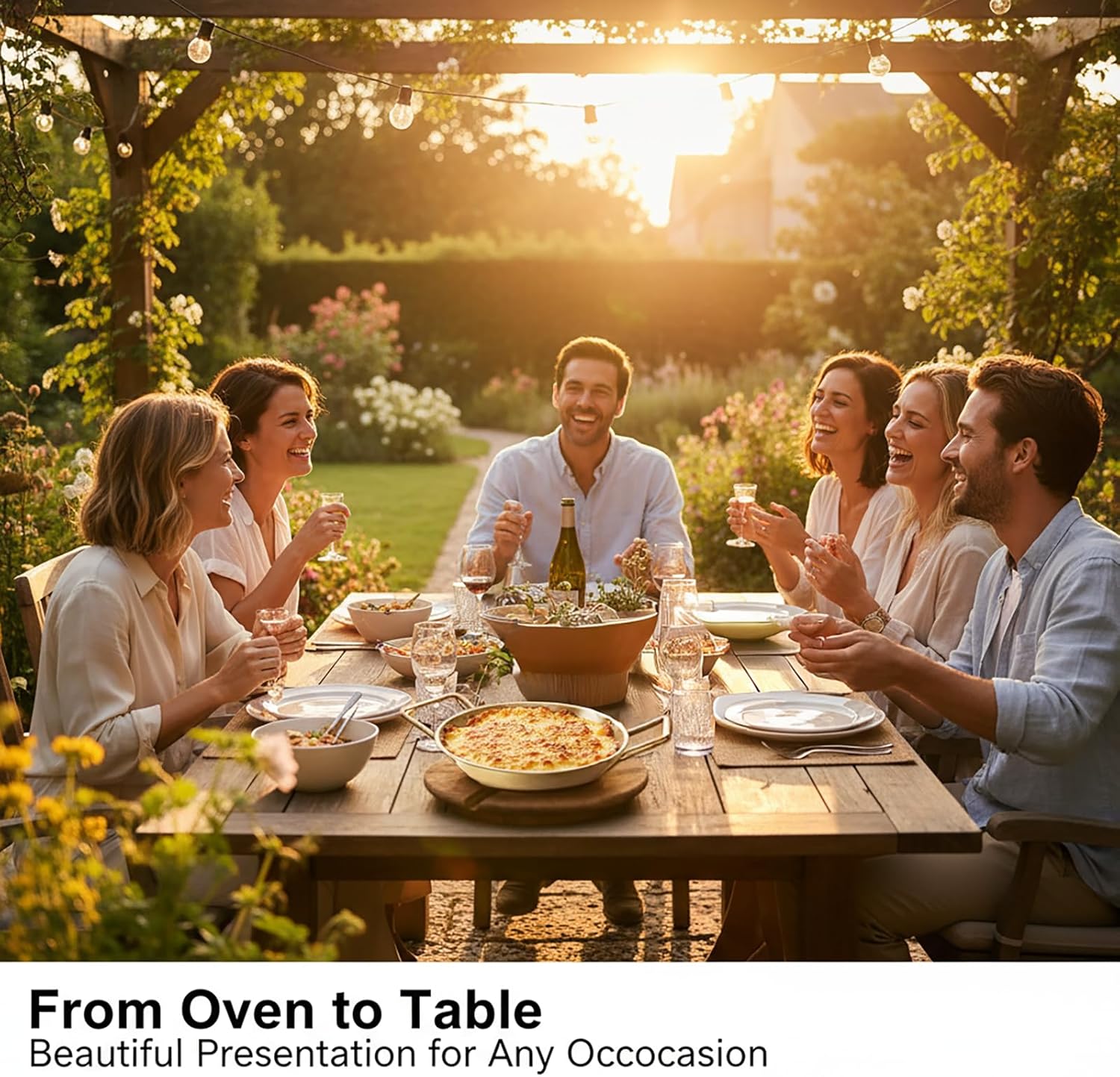 Pie pans Quirche Dishes Stainless Steel Set of 4, Specialty Gratins Pots and Pans Cookware, Au Gratin Baking Dish with Handles, 20 Oz, for Oven Roasting, Individual portion, Gold 7.5 Inch