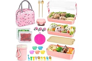 27 pcs Bento Box Lunch Kit: The Perfect Way to Lunch on-the-Go!