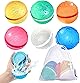 SOPPYCID水風船正規品【2023おもちゃ最優秀賞】再利用可能お風呂 玩具 外遊び マグネット 割れない 水遊び 玩具 女の子 男の子 水風船合戦 夏祭り 6色(6個セット)シリコン製 収納バッグ付き