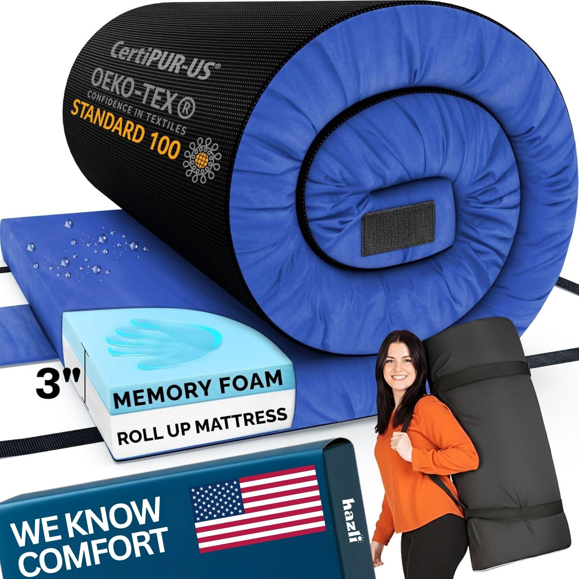 Are 4" Thick Tri Folding Pads Comfortable For Side Sleeping - View #9