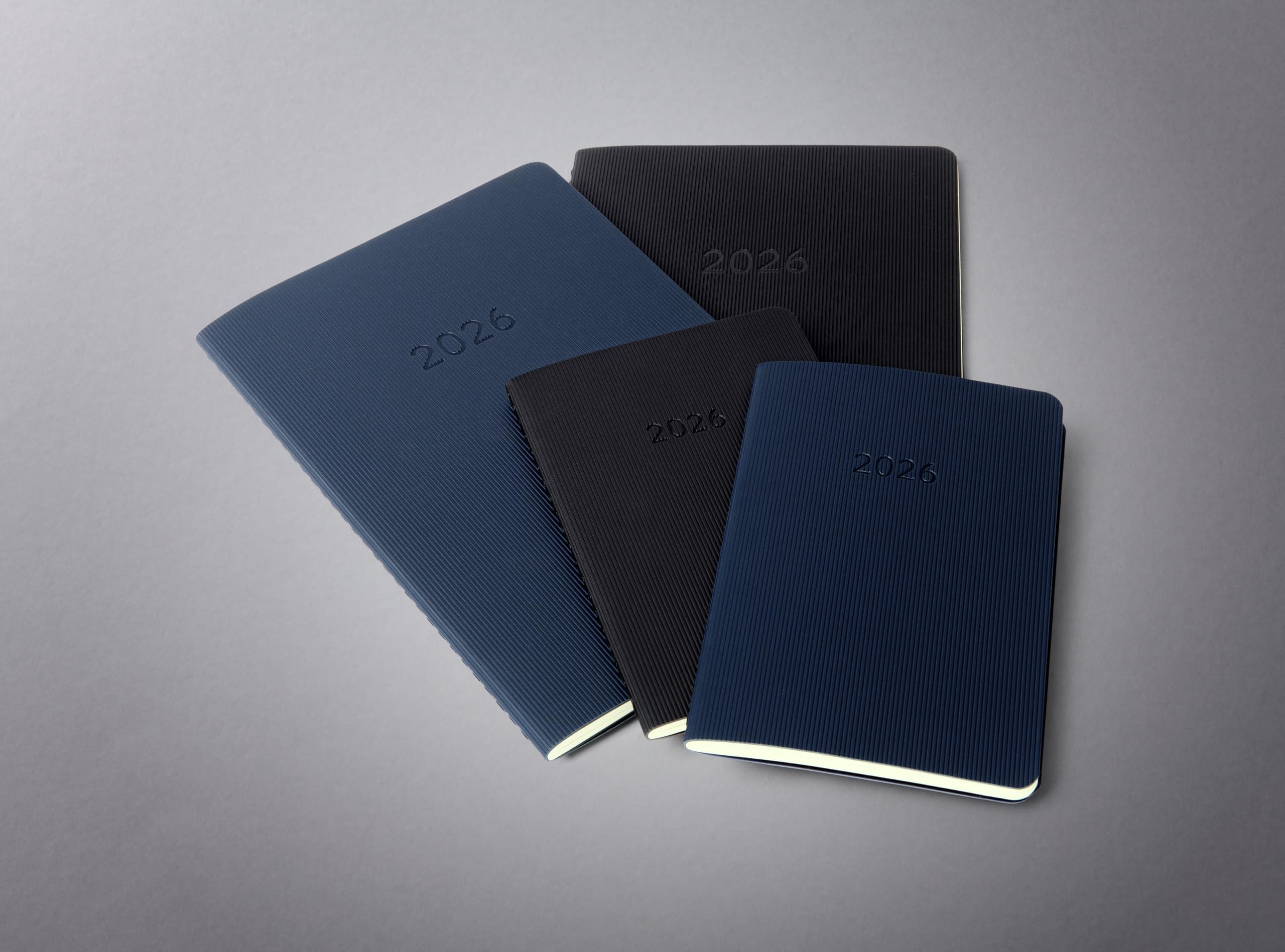 SIGEL C2685 Monats-Kalenderheft Conceptum 2026, ca. A6, , schwarz: Agenda Conceptum, Classic, Softcover