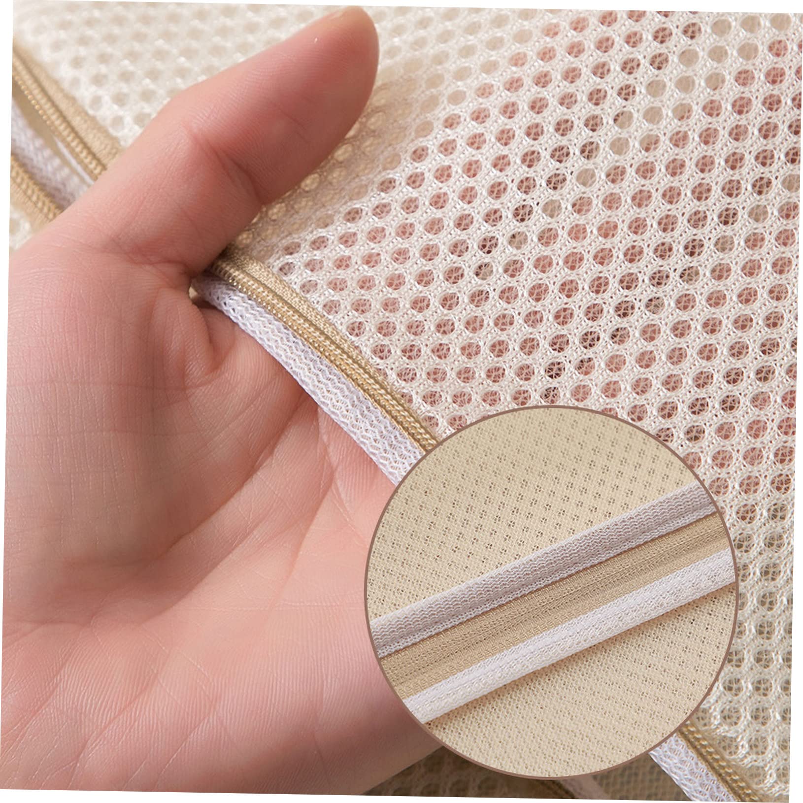 Hohopeti 15stücke Waschbeutel Dickem Netz Für Unterwäsche Und Socken Wäschesäcke Schutz Empfindlicher Textilien Beige Für Waschmaschine