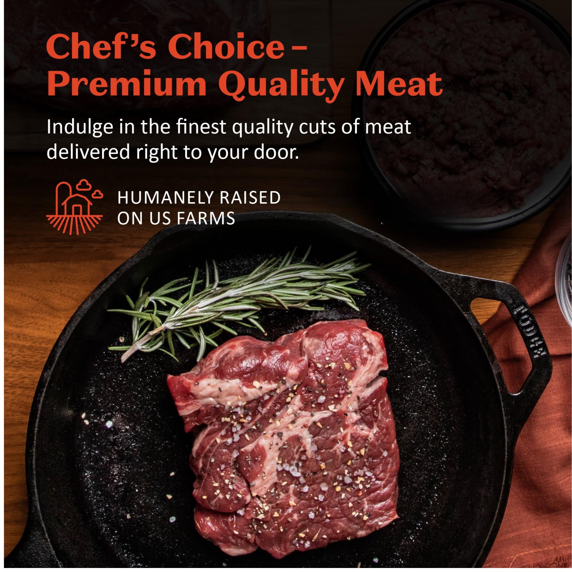 MeatWorks Chef's Variety Meat Package | 16 Items: Air-Chilled Chicken Breasts & Thighs, Bacon, Ground Beef, Steak Sirloin Tips, Fajita Strips & Chuck Roast | Ideal Gift For Boyfriends, Hustbands, Dads | USDA Prime Beef - 5