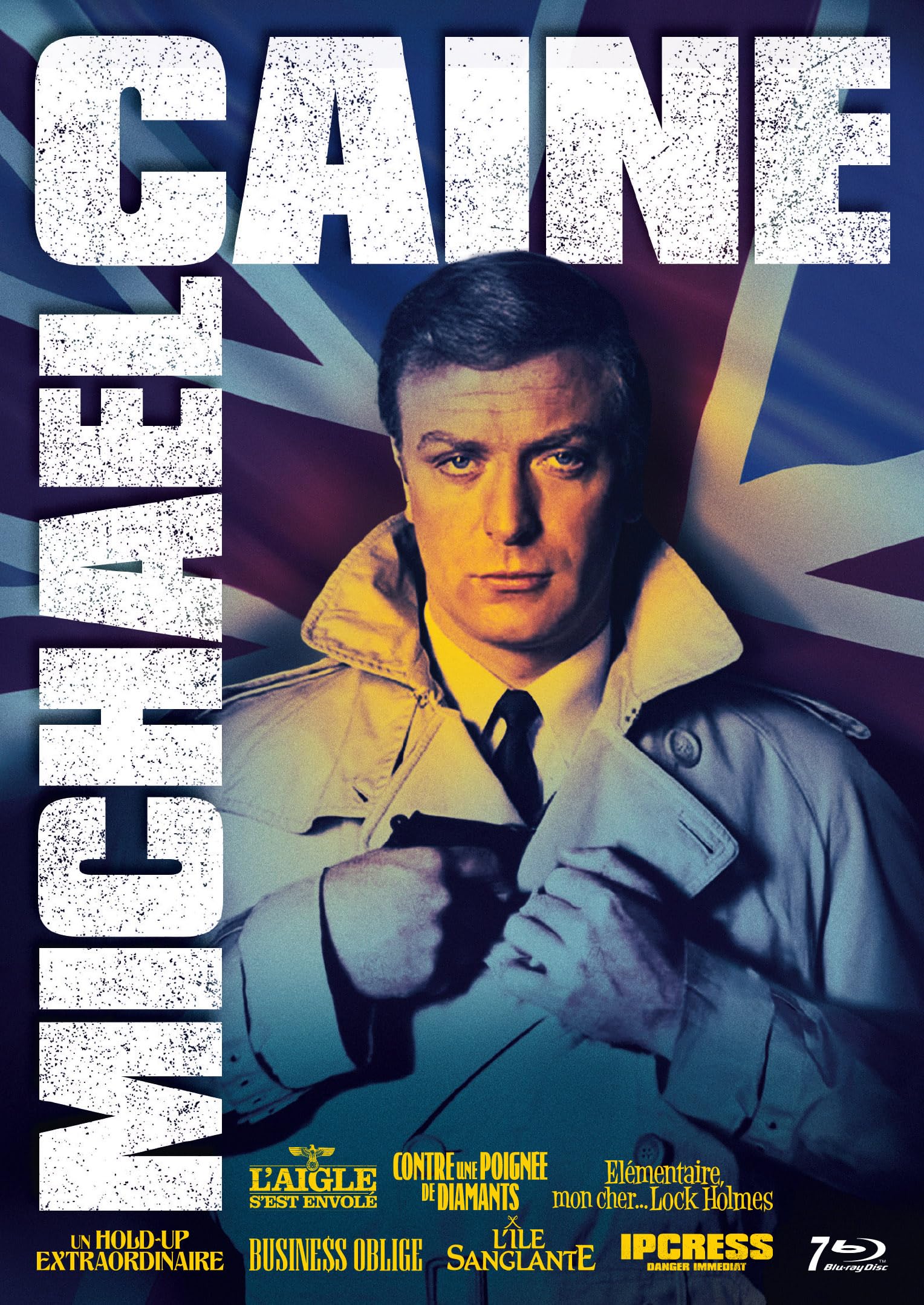 [Elephant Films] Edition officielle française - Michael Caine en 7 films - Coffret 7 Blu-ray + Livret