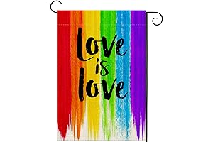 Love is Love Rainbow Garden Flag