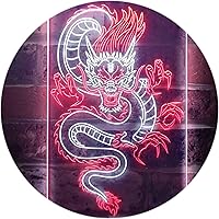 Vista 67 de ADVPRO Chinese Dragon Room Display Dual Color LED Neon Sign Green & Red 16" x 24" st6s46-i3225-gr