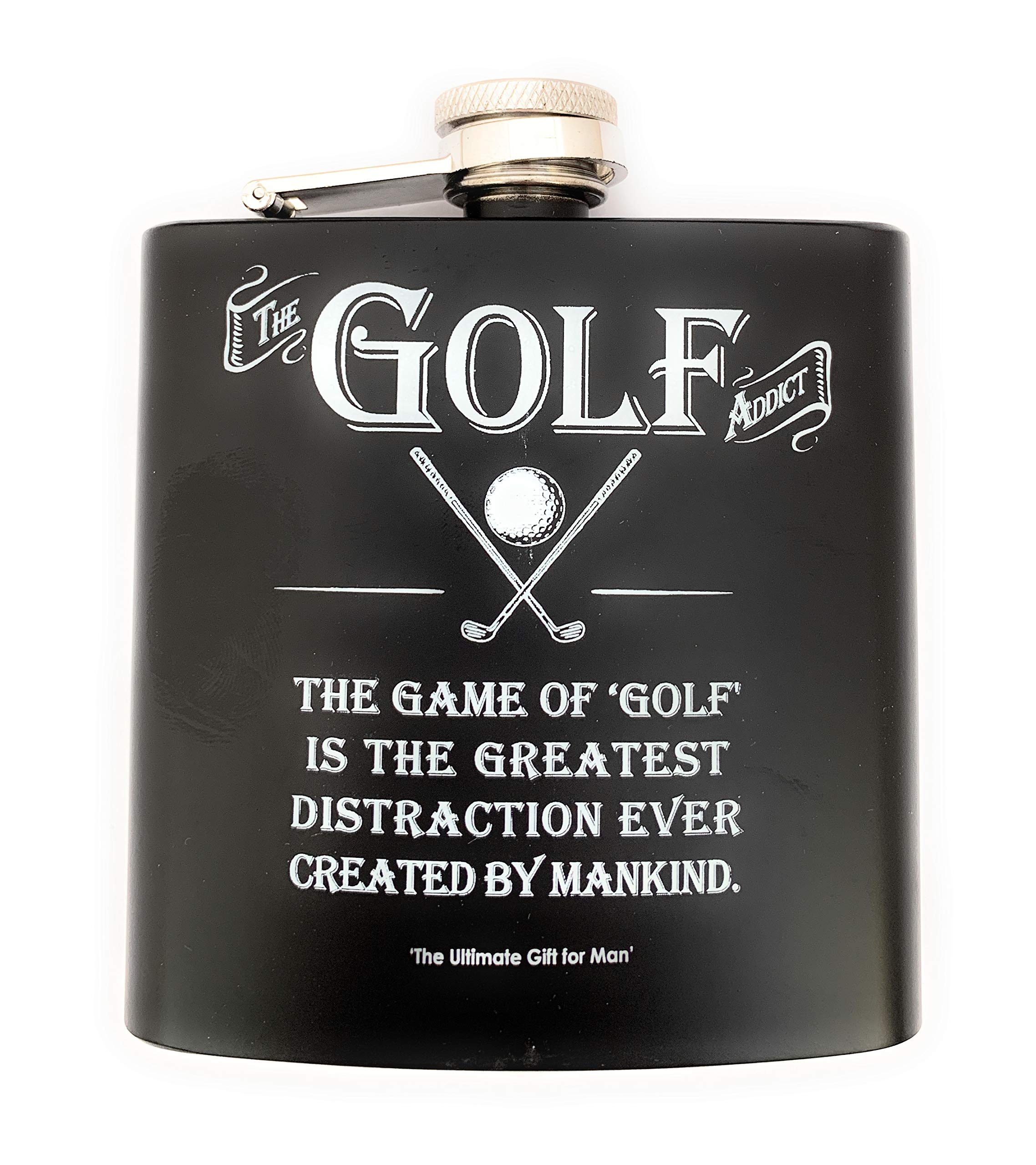 Arora Multicolour Ultimate Gift For Man 8874 Golf Hip Flask