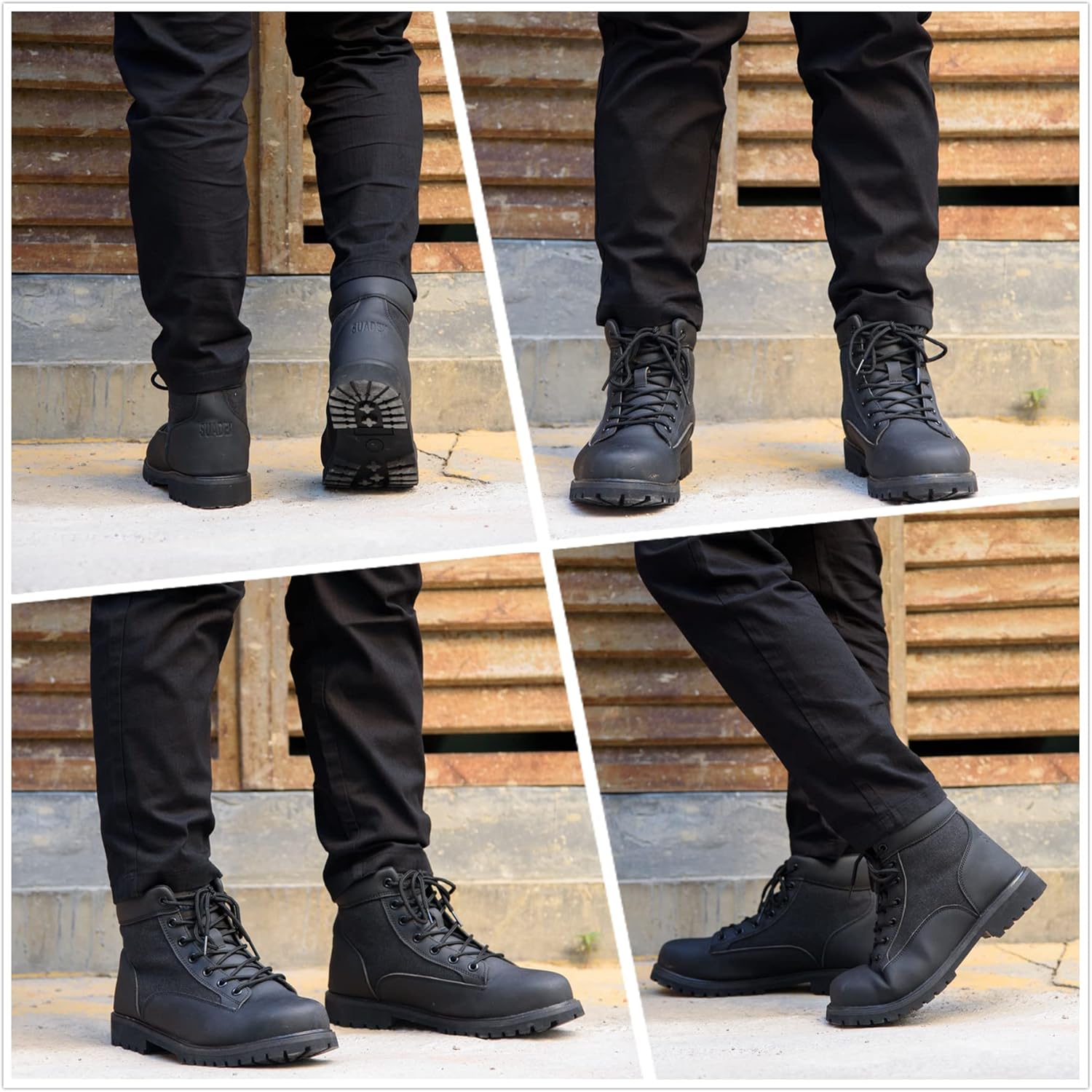 SUADEX Steel Toe Boots for Men Women,Heat Resistant Indestructible Work Safety Boot Outdoor Protection Construction Shoes - Image 6