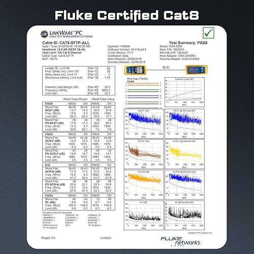 Miniatura 5 de DbillionDa Cat8 - Cable Ethernet de 10 pies para exteriores e interiores, resistente, de alta velocidad, 26 AWG, con conector RJ45 chapado en oro,