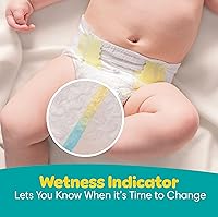 Vista 153 de Pañales Pampers Swaddlers, Talla 7 (11.8-22.7 kg), 70 unidades, absorbentes, mantiene al bebé seco y cómodo, pañal desechable seguro para la piel
