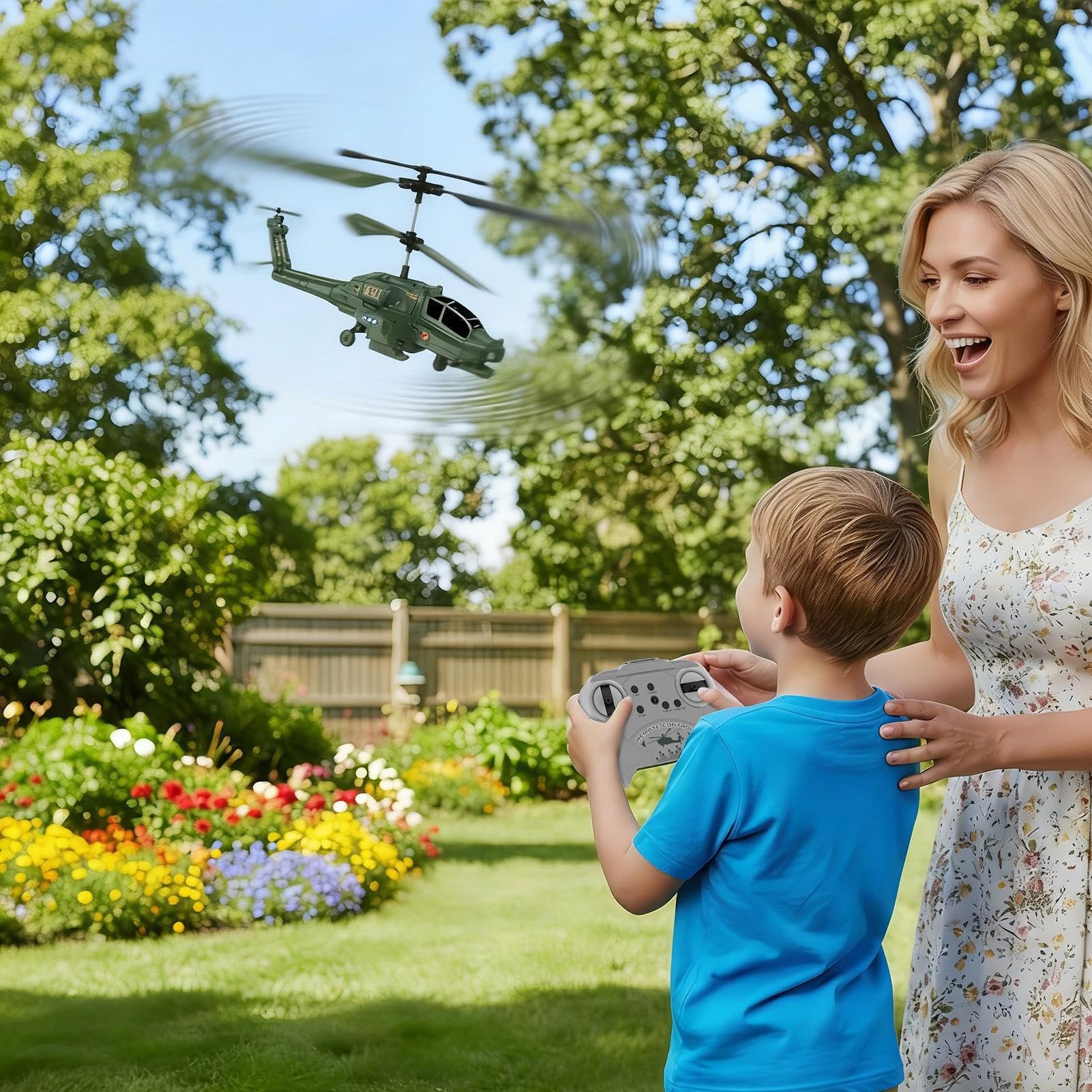 Generico Elicottero Telecomandato Per Adulti E Bambini, Volo Fluido, ABS, Giocattoli Per Aeroplani Telecomandati, Aereo RC Con A LED, Giocattolo Volante RC, Per Bambini Principianti 8+