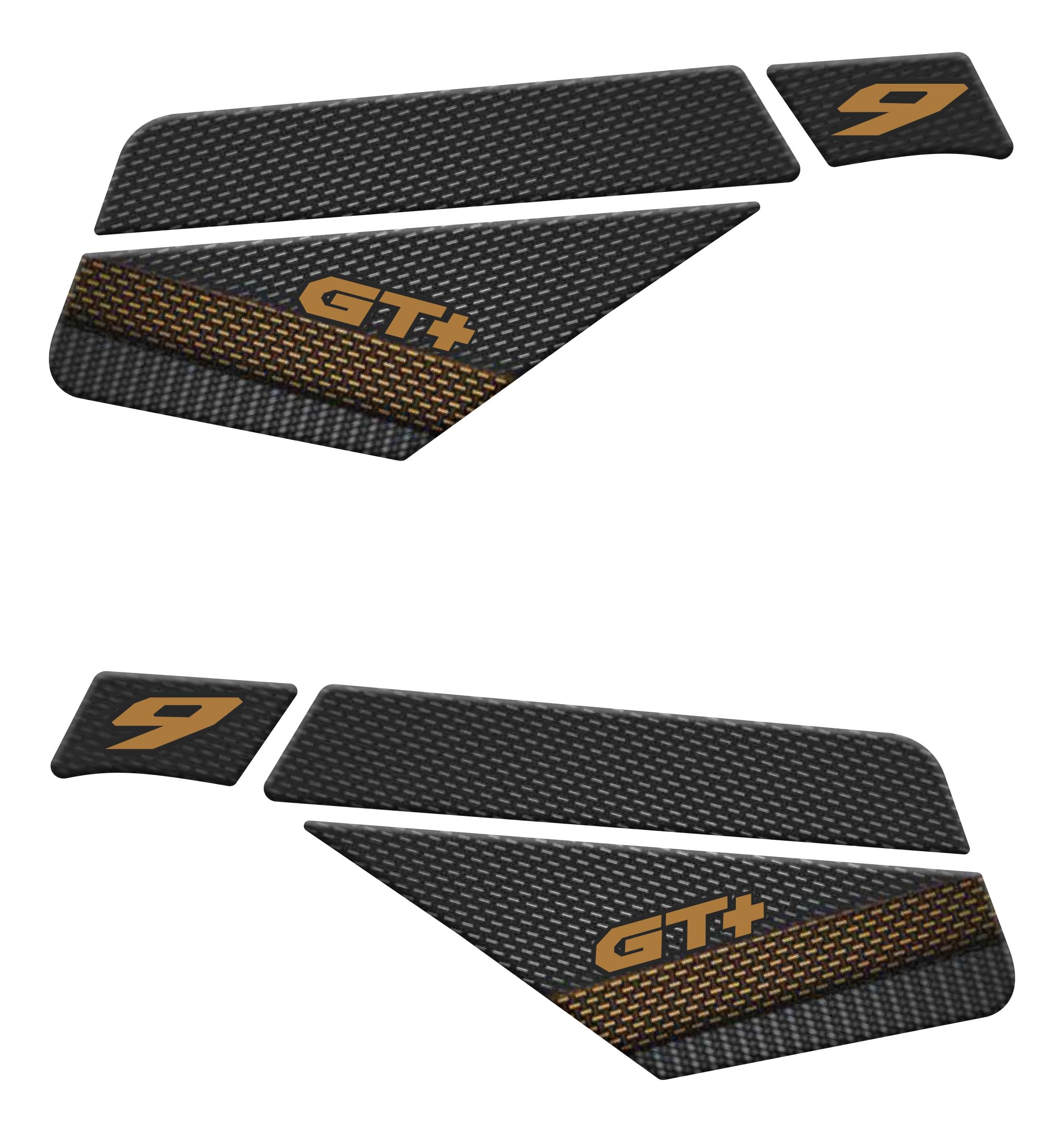 Adesivo Resinato 3D Per Serbatoio Moto - Protezione Per Yamaha Tracer 9 GT+ Power Gray - Foto 8