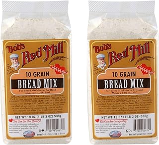 Bob's Red Mill Bread Mix, 10 Grain With Yeast Packet, 19 Ounce (Pack of 2)