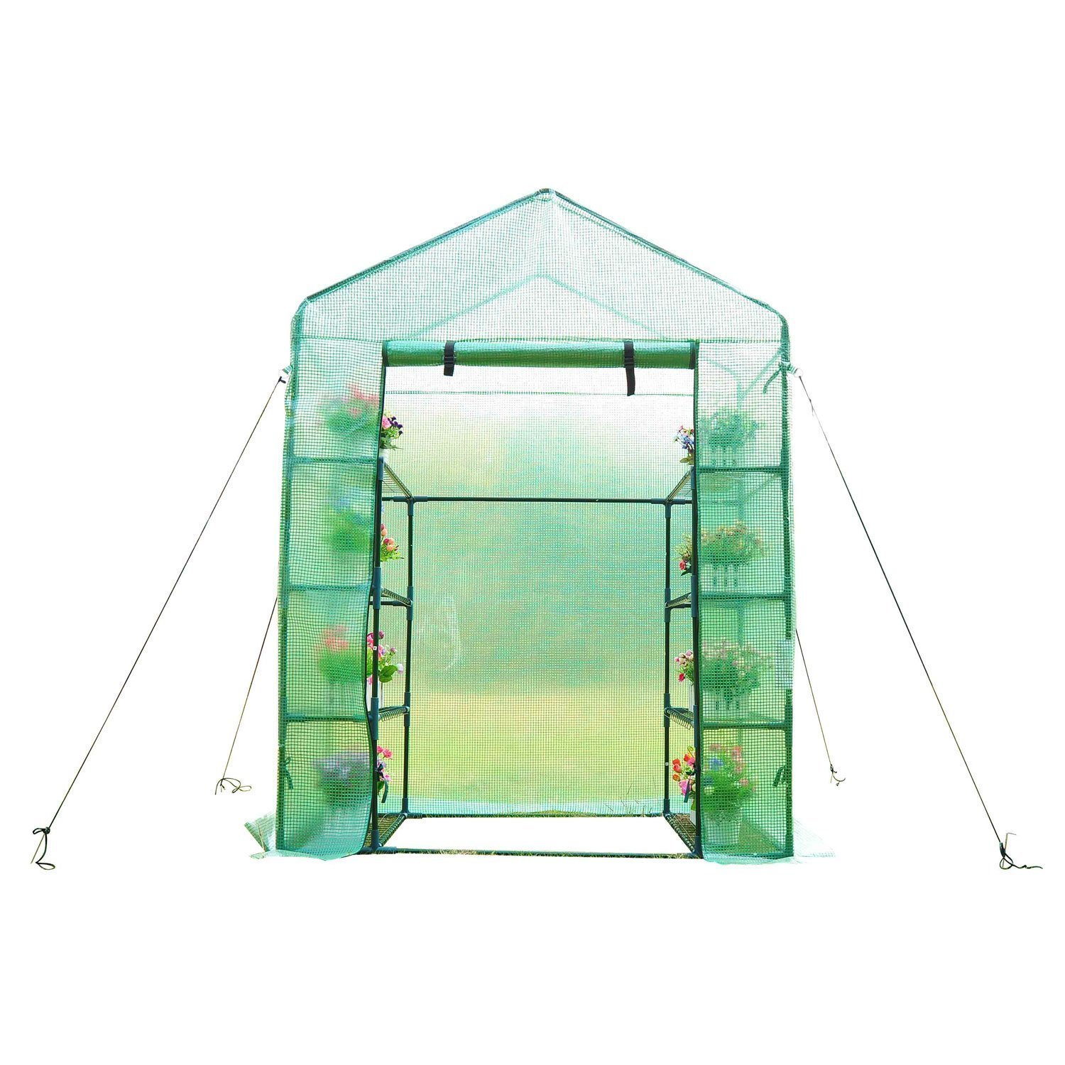 Outsunny 6.5' x 4.67' x 2.5' Outdoor Compact Walk-in Greenhouse