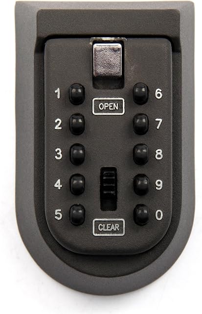Queiting Combination Key Safe Waterproof Mini Combination Outdoor Push Button Key Safe Push Button Wall Mounted Key Safe Wall Mount Key Lock Box With Free Fixing Kit Key Cabinetfor Home Office